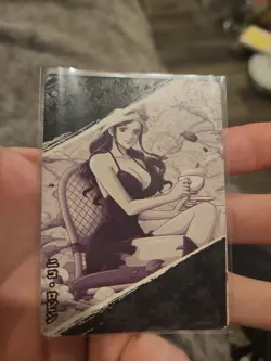 ONE PIECE Card - Manga Anime Full Art - GR07 HOLO - NICO ROBIN - Image 5