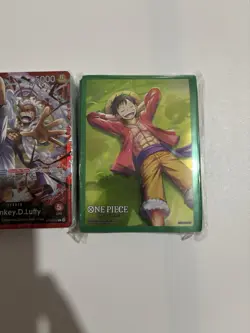 One Piece Starter Deck EX - Gear 5 ST-21 (OPENED) No PROMO HAS Deck And Sleeves. - Image 4