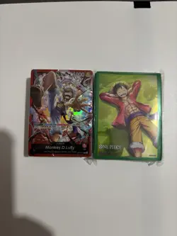One Piece Starter Deck EX - Gear 5 ST-21 (OPENED) No PROMO HAS Deck And Sleeves. - Image 5