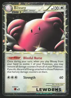 Blissey (Prime) - 106/123 - Holo Rare - HeartGold SoulSilver - Pokemon Card - 3 - Image 1