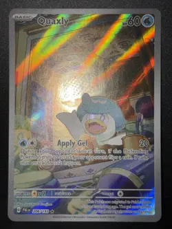 Quaxly 206/193 SV Paldea Evolved Illustration Rare Pokemon Card AB2 LP1 - Image 2