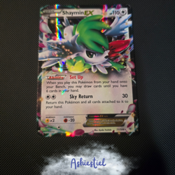 Pokemon Shaymin EX Holo Rare Roaring Skies 77/108 2015 Basic Card HP110 - Image 1