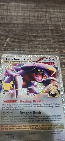 Pokemon 25th Garchomp C LV.X 145/147 Celebrations: Classic Collection Holo Card - Image 2