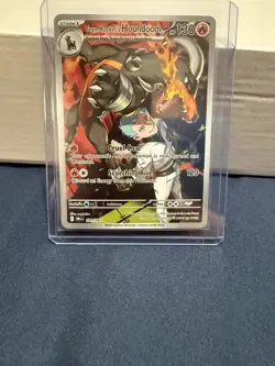 Pokemon TCG Team Rockets Houndoom Illustration Rare Card 191/182 Destined Rivals - Image 1