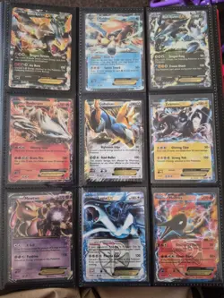 MP/DMG EMGLISH Pokemon BW BLACK&WHITE era Holo EX 9-Card LOT Rare - Image 1