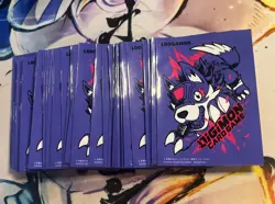 DIGIMON CARD GAME: Loogamon 50 Card Sleeves BANDAI OFFICIAL 🔥 Pre-Owned - Image 1