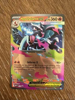 Mega Charizard X EX 029 Black Star Promo Pokemon Card NM - Image 1
