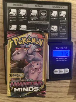 Pokemon Unified Minds 3 Card Booster Packs - Lot of 8 Packs - HEAVY up to 7.93g - Image 5