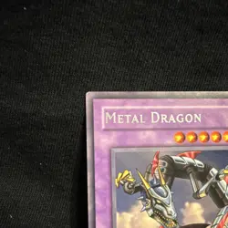 Yu-Gi-Oh! TCG Metal Dragon Fusion Monster Card LOB-102 Legend Blue Eyes 1996 - Image 2