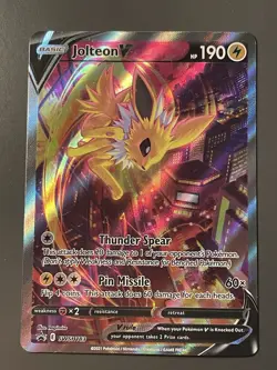 Jolteon V SWSH183 SWSH: Sword & Shield Promo Cards Holo - Image 1