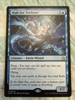 High Fae Trickster #40 Magic: The Gathering Near Mint Condition - Image 1