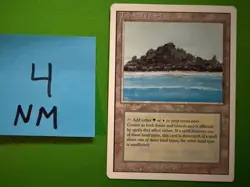 1x NM Tropical Island Revised MTG Magic the Gathering English #4 - Image 1