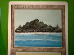 1x NM Tropical Island Revised MTG Magic the Gathering English #4 - Image 2