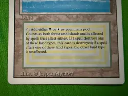 1x NM Tropical Island Revised MTG Magic the Gathering English #4 - Image 3