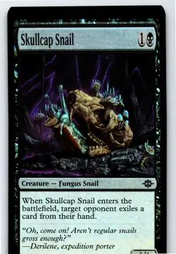 Skullcap Snail C The Lost Caverns of Ixalan # 119 NM Foil - Image 1