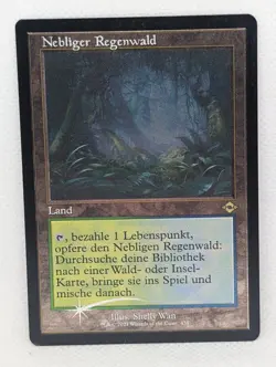 Misty Rainforest Retro Foil Etched Modern Horizons 2 MTG Magic Gathering GERMAN - Image 1