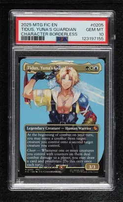 Tidus Yuna's Guardian (Borderless) Magic Final Fantasy PSA 10 - Image 1