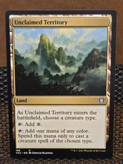 MTG, Unclaimed Territory, U, Innistrad: Crimson Vow Commander, VOC, 188, NM/MINT - Image 1