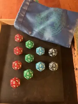 MTG Magic the Gathering Planeswalker Dice Spindown Lot + Bonus TSR Dice Pouch! - Image 4