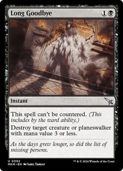 LONG GOODBYE x4 mtg NM-M Murders at Karlov Manor 4 Unc - Image 1