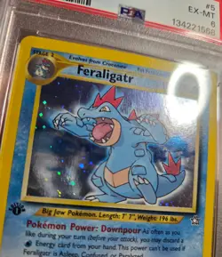 PSA 6 Feraligatr 1st edition Pokemon Card Neo Genesis 5/111 - Image 3