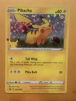 Pikachu SWSH039 Sword & Shield Promo 2020 Holo Rare Holo Pokemon TCG Card - NM - Image 1