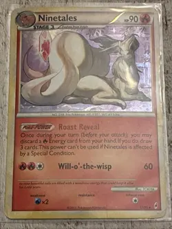 Pokemon TCG Call of Legends Ninetales Holo Rare Card 17/95 - Image 1