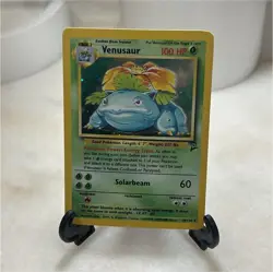 Pokemon Venusaur Base Set Holo Rare 15/102 1999 TCG 100 LP English - Image 1