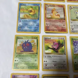 Vintage 1999 Pokemon Cards Lot 25 Base Jungle Fossil LP/NM No Duplicates - Image 4
