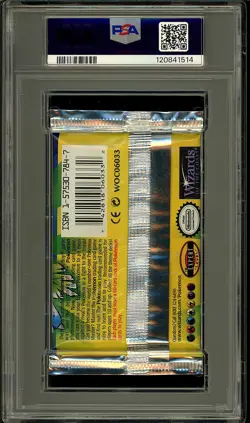 Pokemon 1999 Vintage WOTC Base Set Venusaur Sealed Booster Pack PSA 9 - Image 2