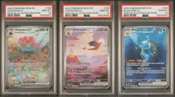 Pokemon S&V 151 PSA 10 Venusaur 198 Charizard 199 Blastoise 200 SEQUENTIAL ENG - Image 1