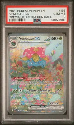 Pokemon S&V 151 PSA 10 Venusaur 198 Charizard 199 Blastoise 200 SEQUENTIAL ENG - Image 2