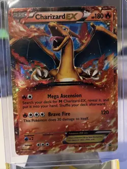 Pokemon TCG Charizard-EX XY Black Star Promos XY17 Holo Promo MP 2 - Image 1