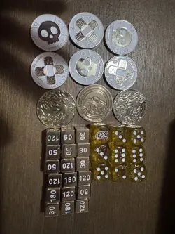 New Pokemon TCG Charizard UPC Gold Metal Coin Dice- selling all 3 sets together - Image 1