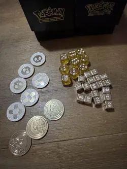 New Pokemon TCG Charizard UPC Gold Metal Coin Dice- selling all 3 sets together - Image 2