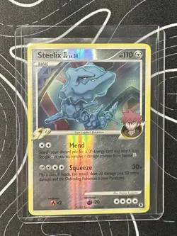 2009 Pokemon Steelix GL 51/111 Rising Rivals Reverse Holo LP- - Image 1