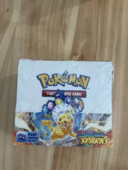 2024 POKEMON SV08 SCARLET & VIOLET SURGING SPARKS BOOSTER BOX SEALED - Image 1