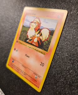 Growlithe 28/102 - [Uncommon] Pokemon TCG 1st Edition (Shadowless) *NM* - Image 1