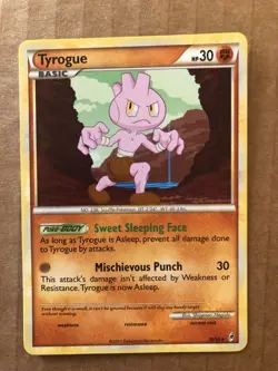 Pokemon Tyrogue 36/95 Call of Legends Rare NM-Mint See Pictures - Image 1