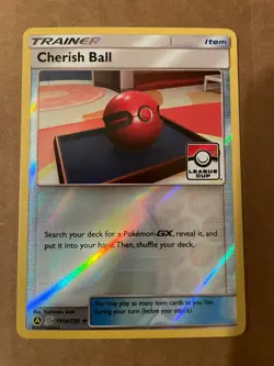 Pokemon Cherish Ball 191a/236 League Cup Reverse Holo Promo Unplayed - Image 1