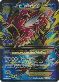 Mega Gyarados EX - 115/122 - Full Art Ultra Rare DMG, English Pokemon BREAKPoint - Image 1