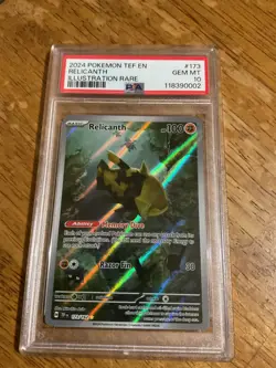 2024 POKEMON TEF EN-TEMPORAL FORCES RELICANTH ILLUSTRATION RARE #173 PSA 10 - Image 1