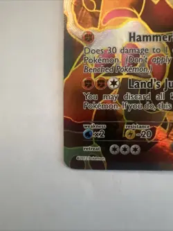 Landorus Ex 144/149 Full Art Boundaries Crossed Pokemon - Ungraded - Image 4