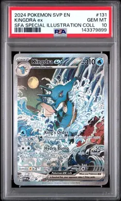PSA 10 Kingdra EX 131 Pokemon Shrouded Fable Special Illustration Promo - Image 1