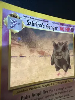 Pokemon TCG Sabrina's Gengar 2000 Holo 14/132 - Image 2