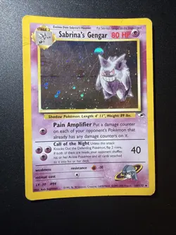 Pokemon TCG Sabrina's Gengar 2000 Holo 14/132 - Image 5