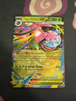 MEGA VENUSAUR EX MEP013 MEGA EVOLUTIONS POKEMON (PROMO ULTRA RARE, NM) - Image 3