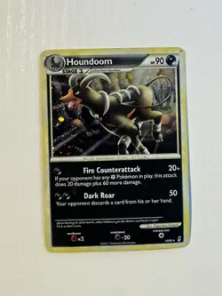 Pokemon TCG Houndoom Call of Legends 10/95 Holo Rare LP - Image 1