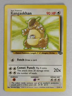 Pokemon TCG Kangaskhan 21/64 Jungle Non Holo MP - Image 1
