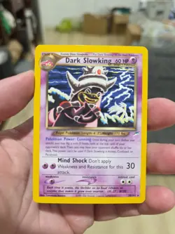 Dark Slowking 20/105 Neo Destiny Pokemon RARE EXC - Image 1
